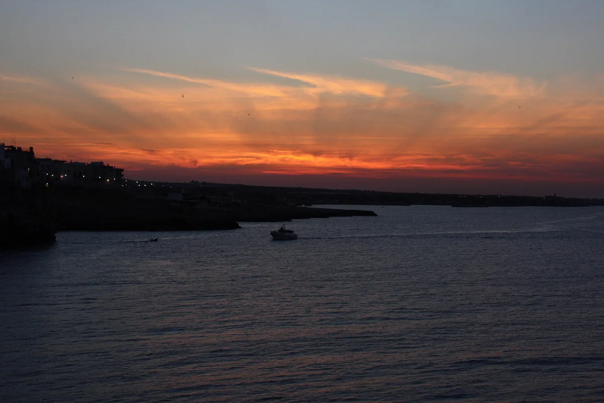 I migliori punti dove vedere il tramonto Polignano a Mare